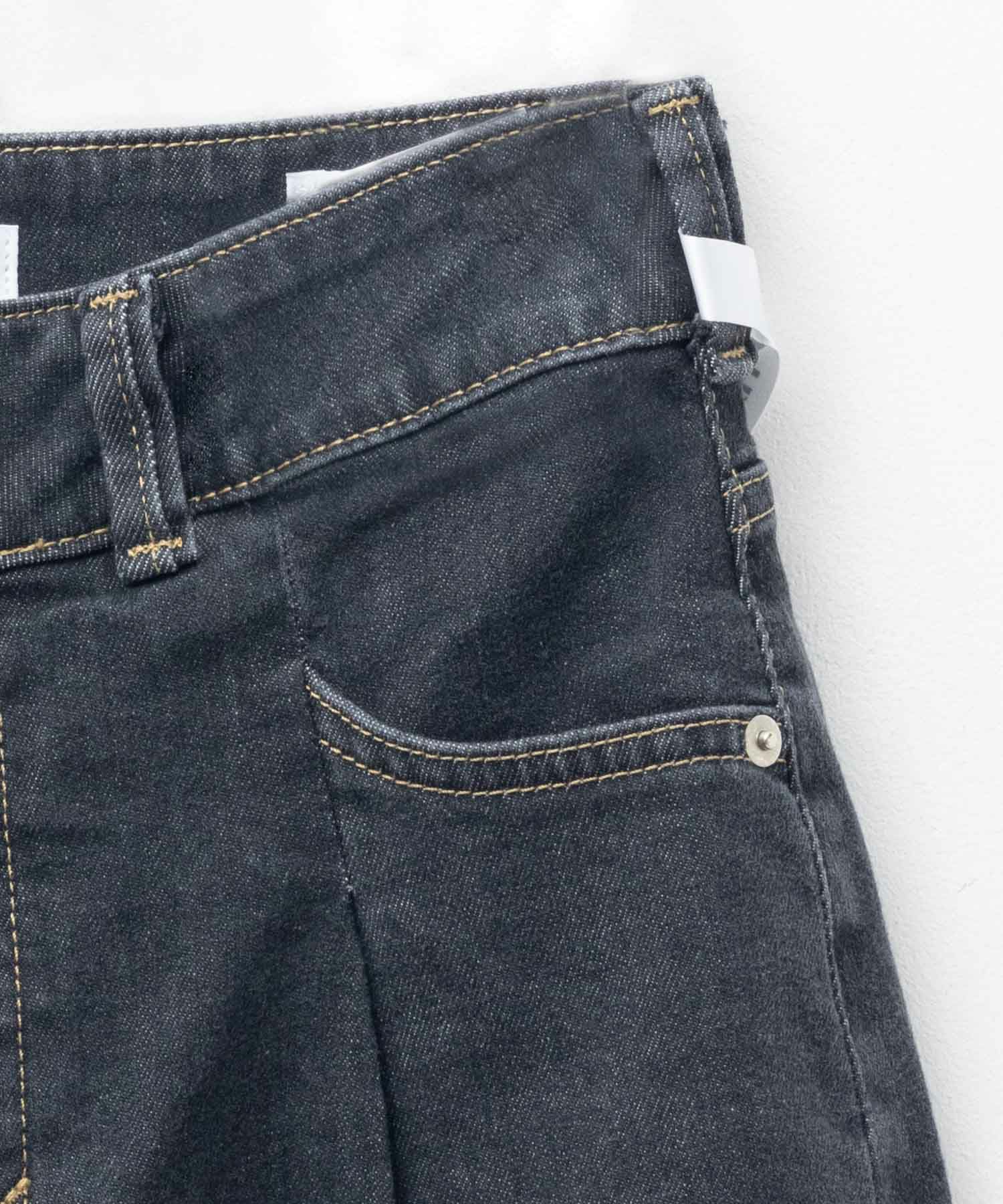 [期間限定価格]SOMETHING  HANA タックカーブデニムパンツ レディース商品画像-12