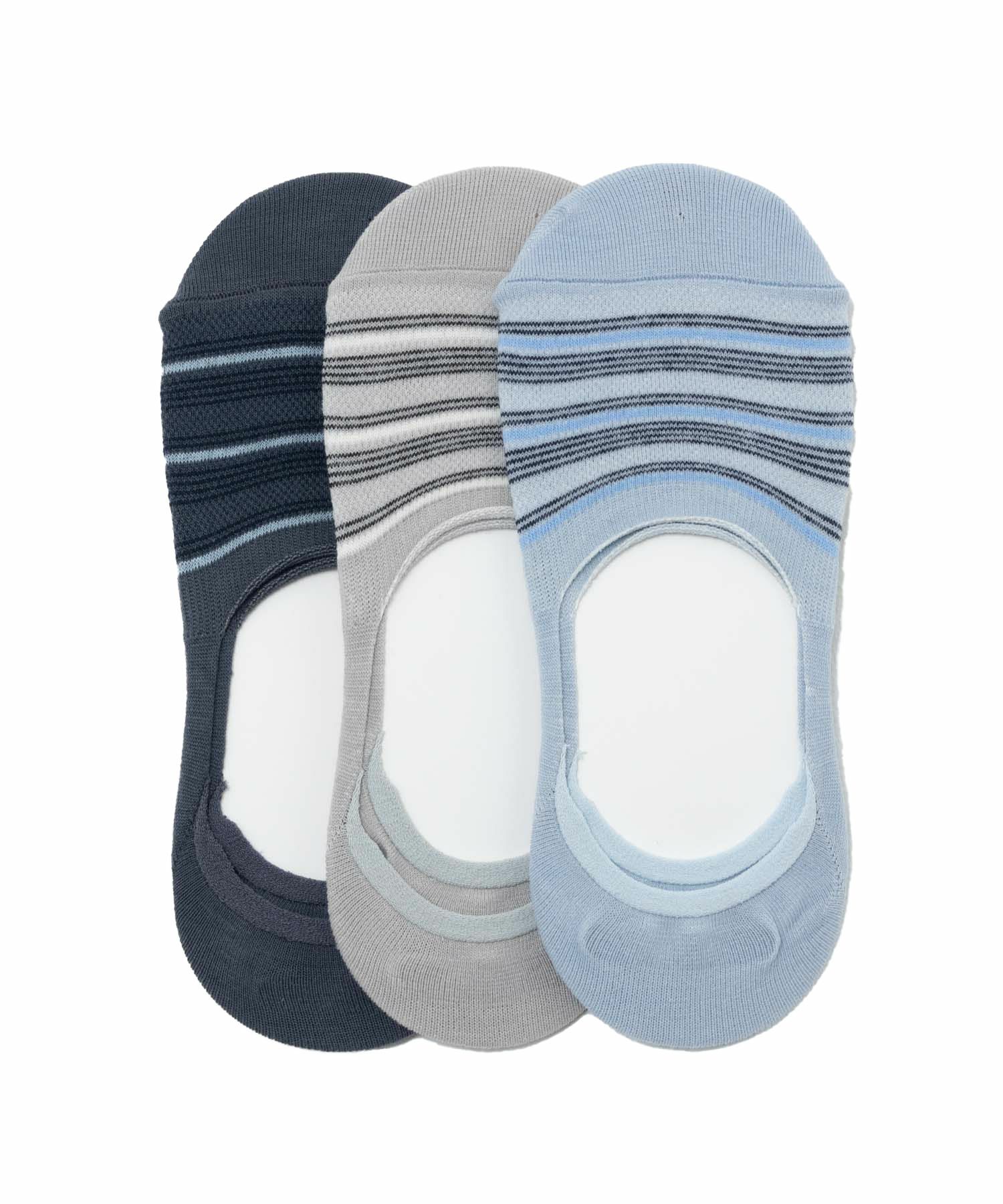 EDWIN  カバーソックス ドライメッシュ 3足組 メンズ商品サムネイル-1