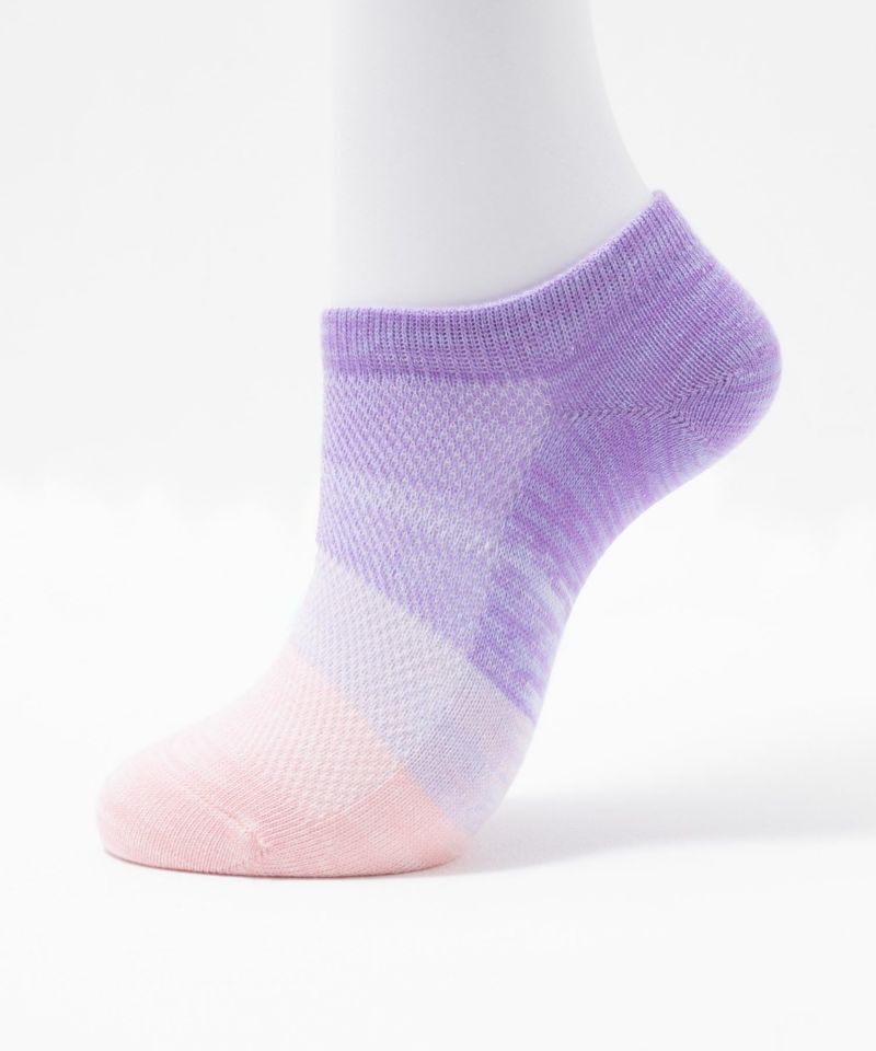 NAVY  アンクルソックス グラデーションメッシュ レディース商品画像-2