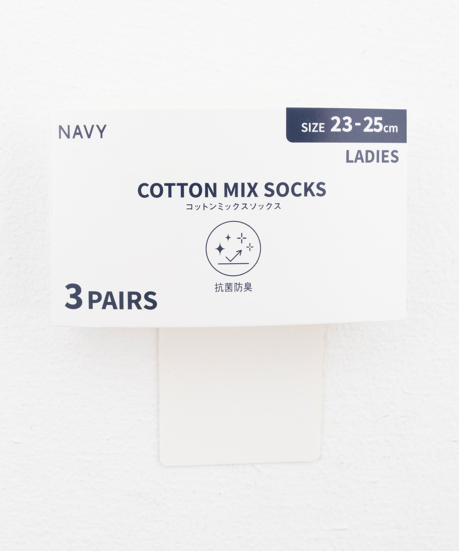 NAVY クォーターソックス アソート 3足組 レディース