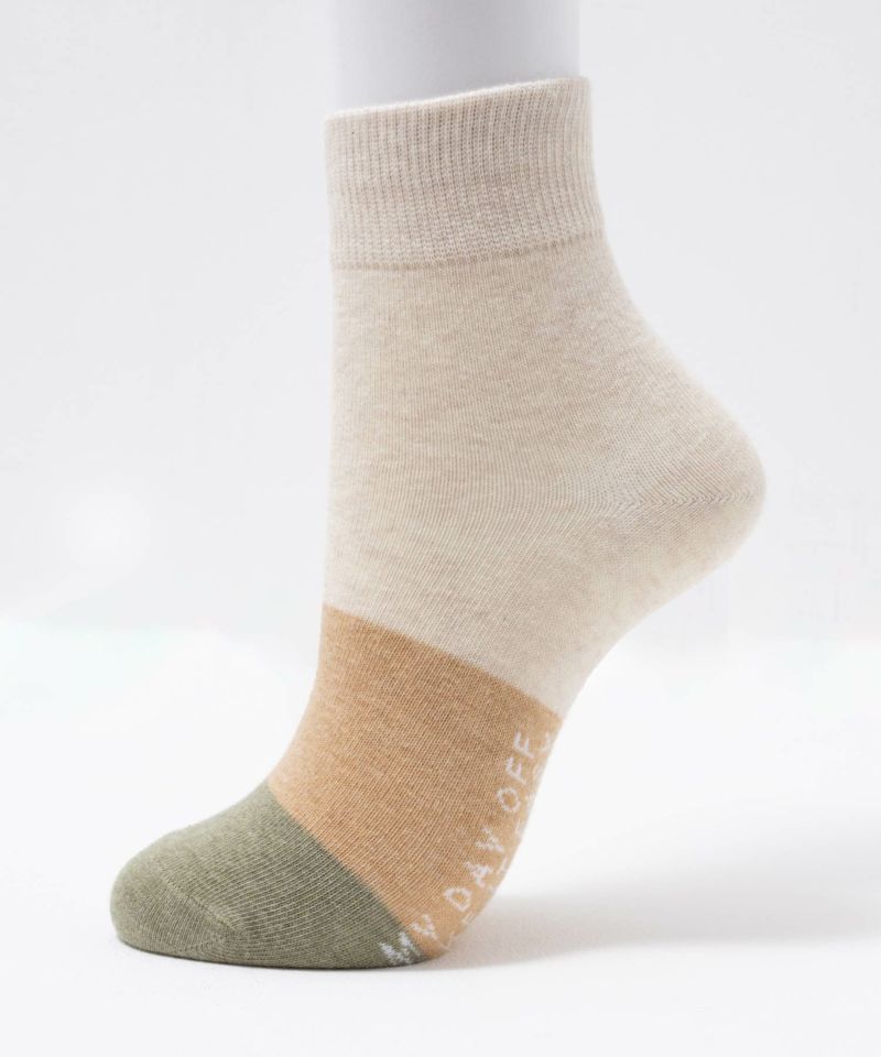 NAVY クォーターソックス カラーグラデーション レディース商品画像-2