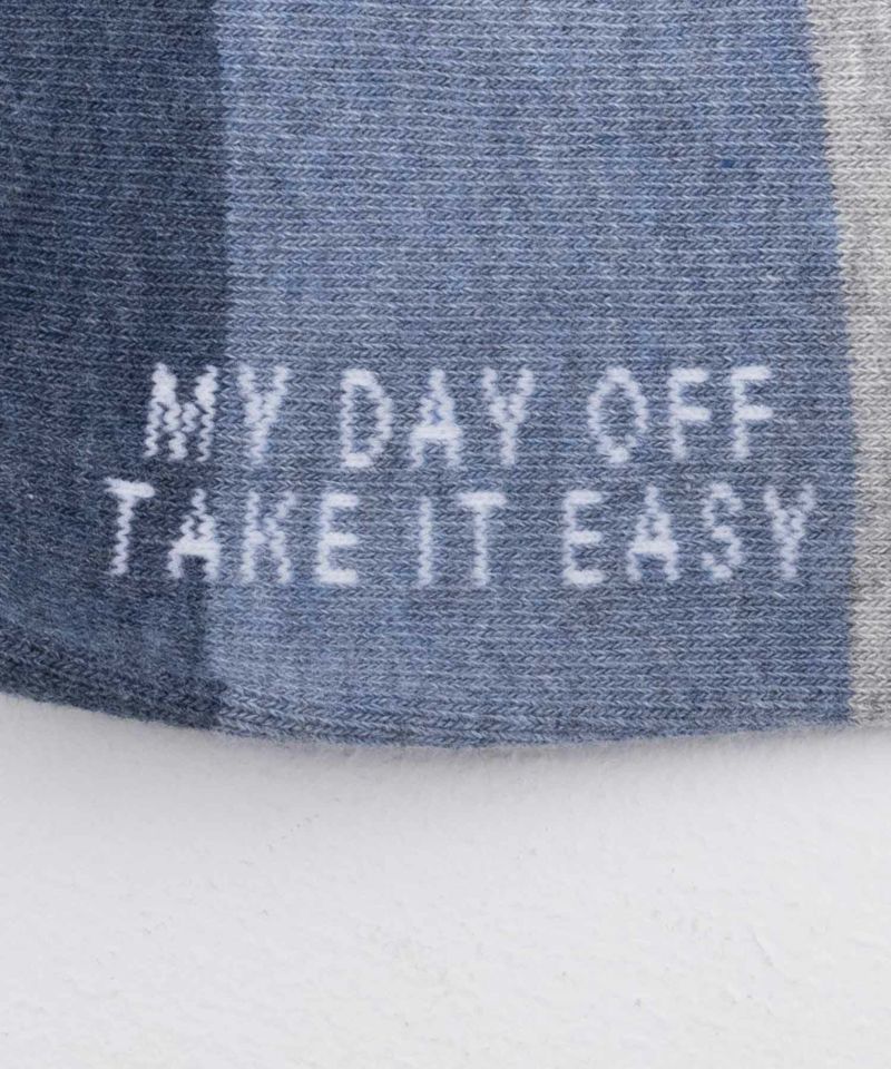 NAVY  クォーターソックス カラーグラデーション レディース商品画像-12