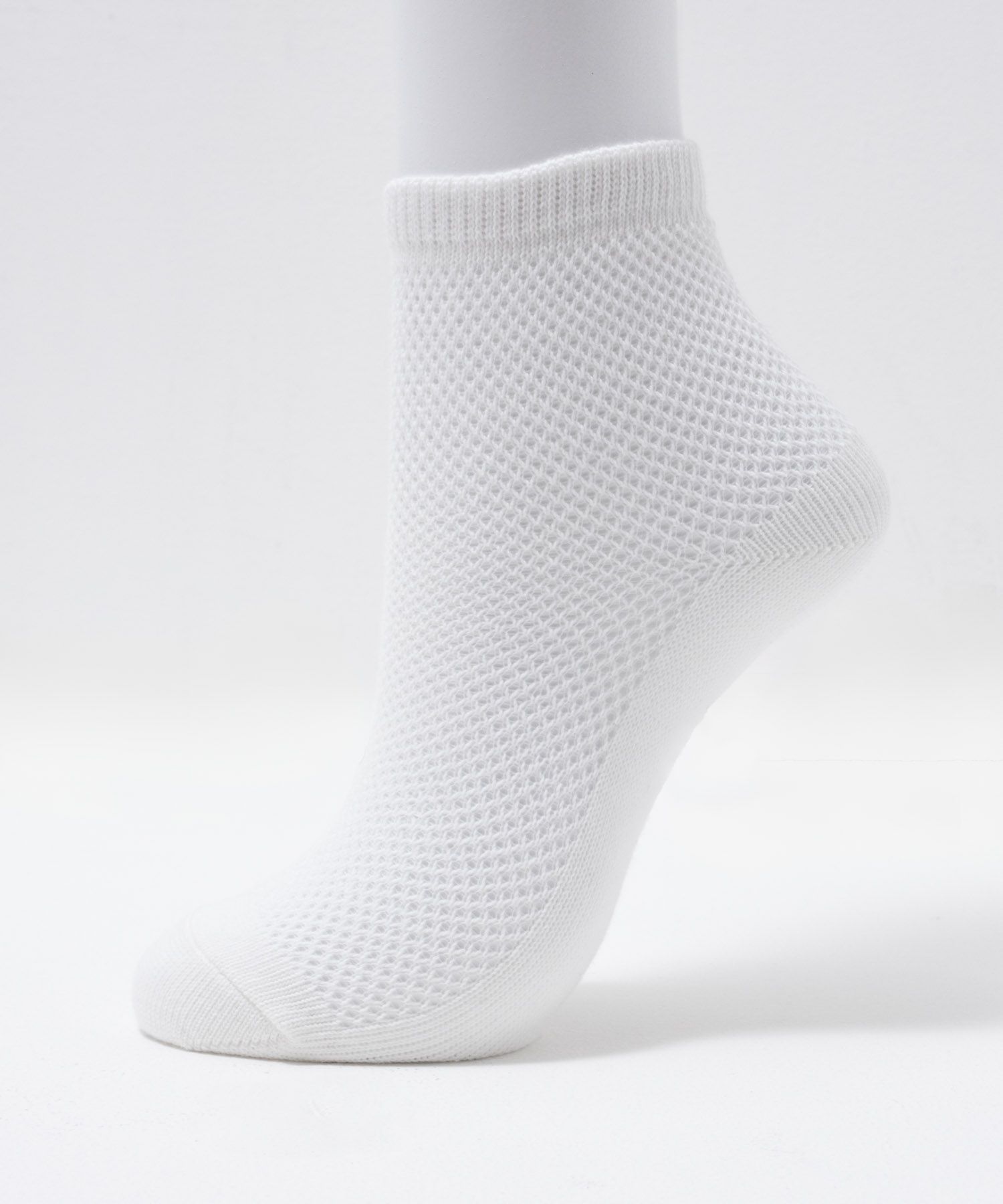 NAVY クォーターソックス ビッグメッシュ レディース