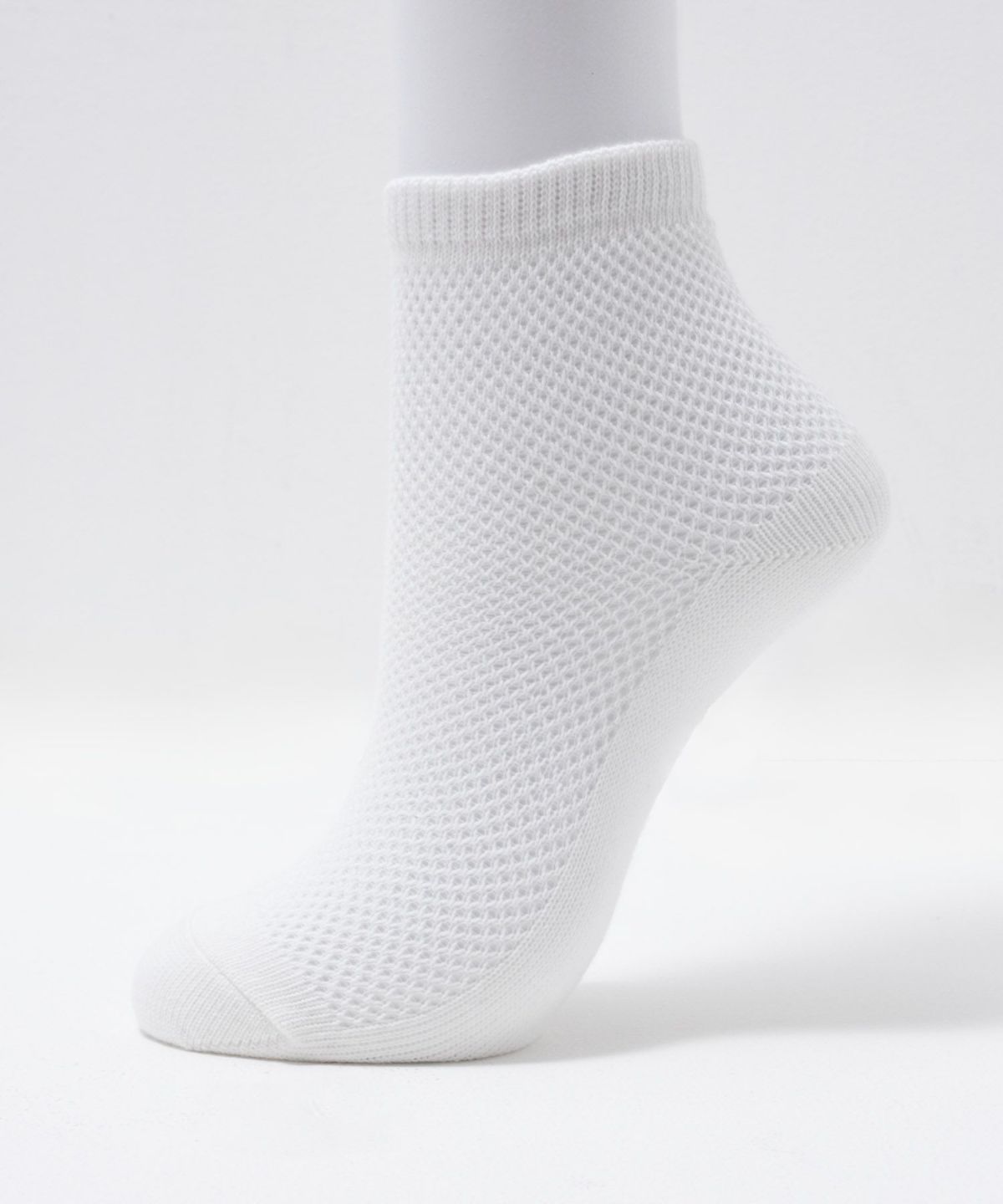 NAVY クォーターソックス ビッグメッシュ レディース