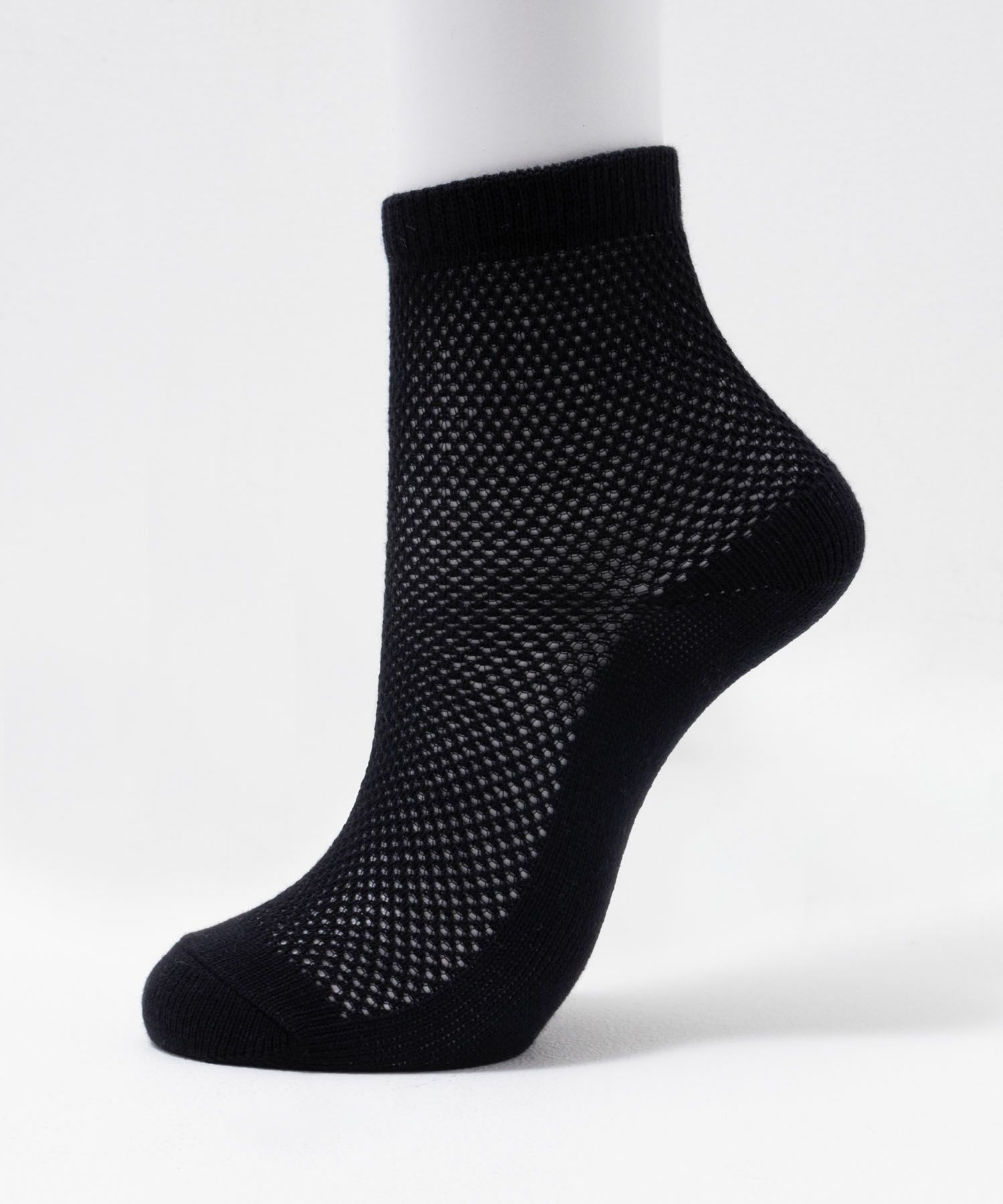 NAVY クォーターソックス ビッグメッシュ レディース