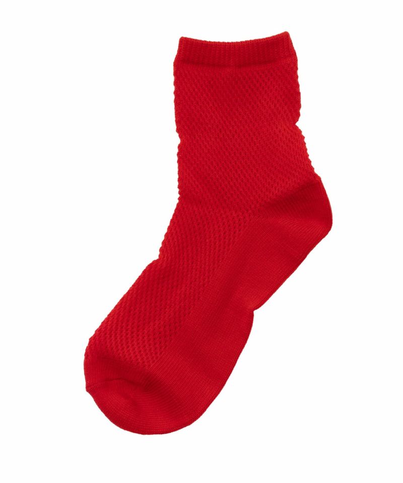 NAVY  クォーターソックス ビッグメッシュ レディース商品画像-8