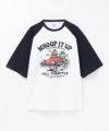 ラグランフードプリントTシャツ メンズ メール便 対応商品商品サムネイル-5