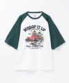 ラグランフードプリントTシャツ メンズ メール便 対応商品商品サムネイル-9