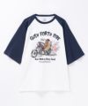 ラグランフードプリントTシャツ メンズ メール便 対応商品商品サムネイル-11