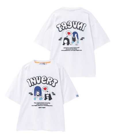 QUASH×hoppe サッカサマいろはTシャツ メンズ ネコポス 対応商品