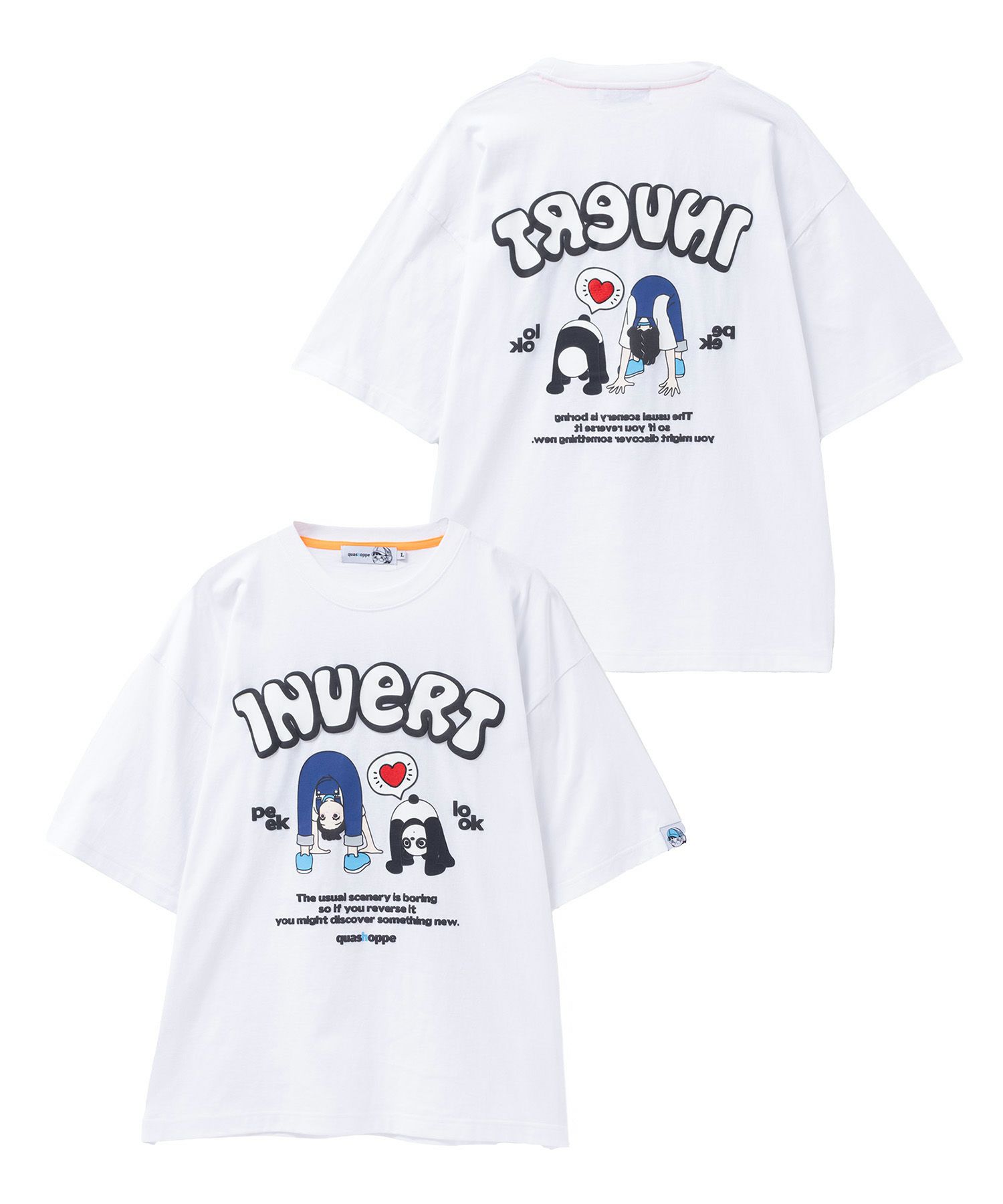 QUASH×hoppe サッカサマいろはTシャツ メンズ メール便 対応商品商品サムネイル-1