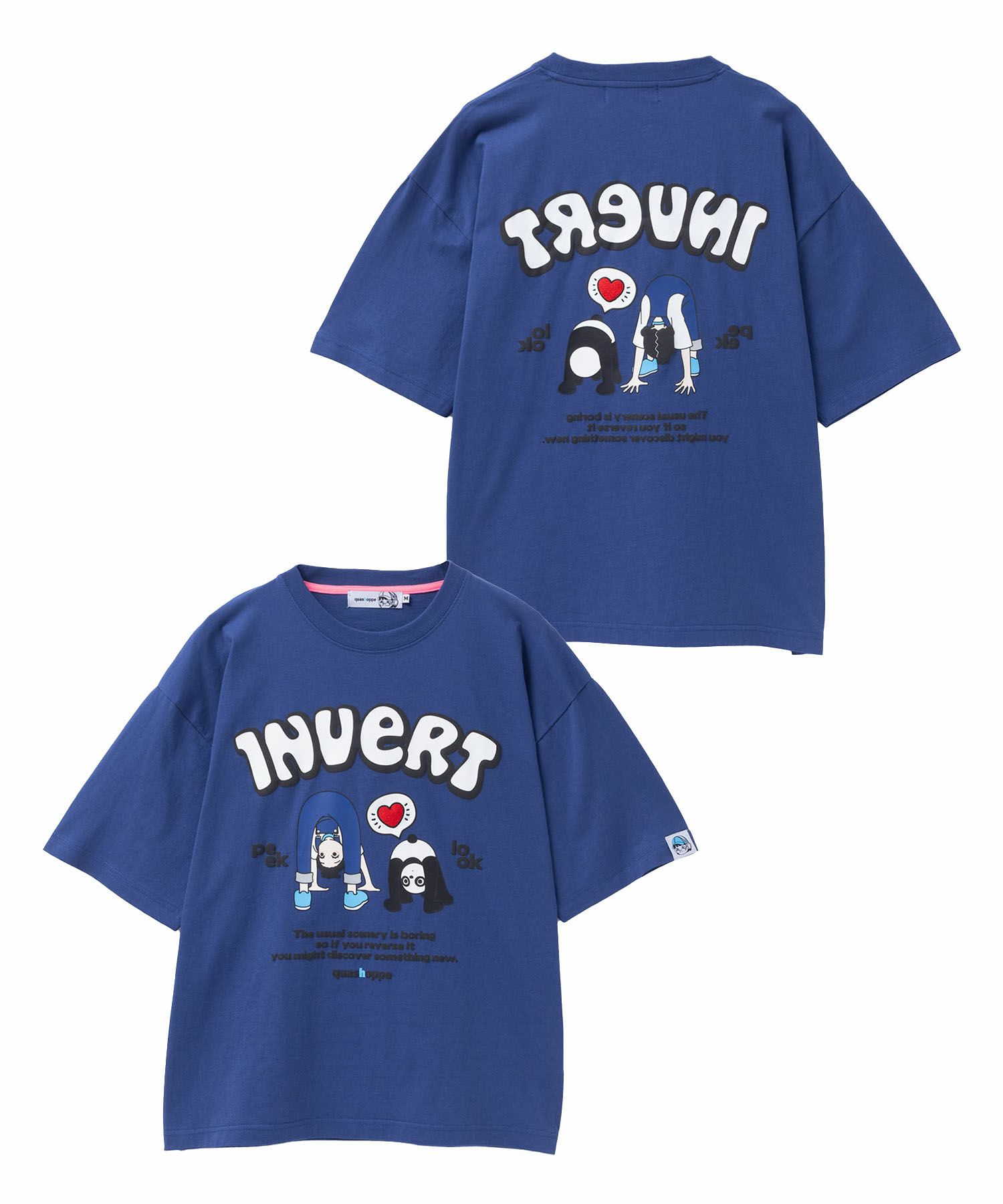 QUASH×hoppe サッカサマいろはTシャツ メンズ メール便 対応商品商品画像-2