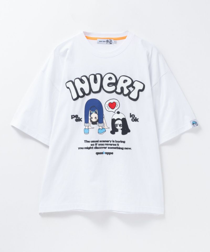 QUASH×hoppe サッカサマいろはTシャツ メンズ メール便 対応商品商品画像-3
