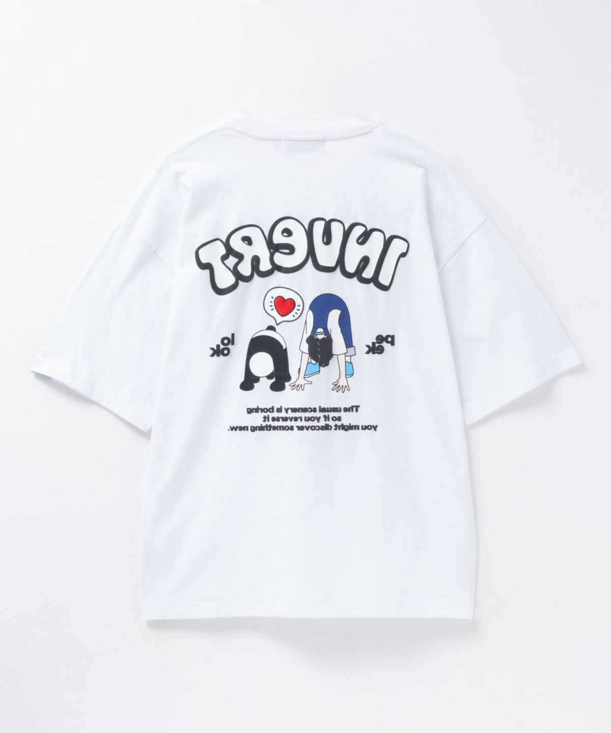 QUASH×hoppe サッカサマいろはTシャツ メンズ ネコポス 対応商品