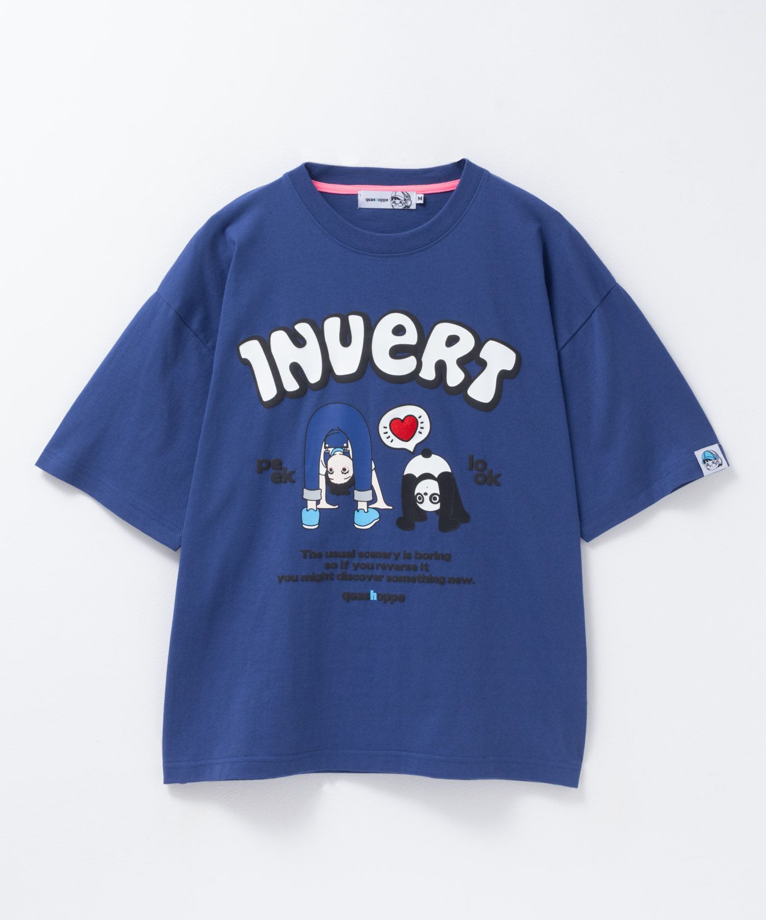 QUASH×hoppe サッカサマいろはTシャツ メンズ メール便 対応商品商品画像-5