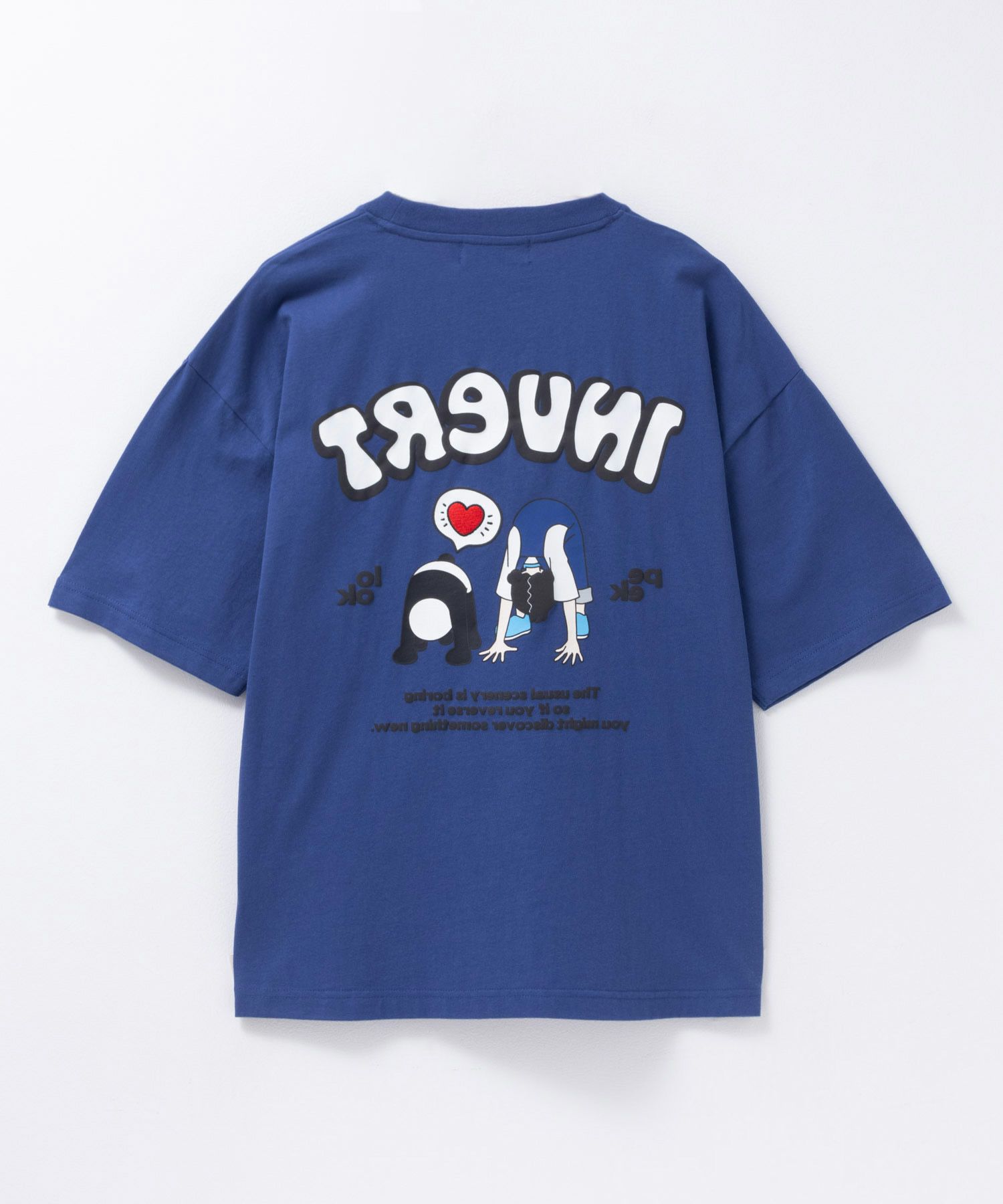 QUASH×hoppe サッカサマいろはTシャツ メンズ メール便 対応商品商品画像-6