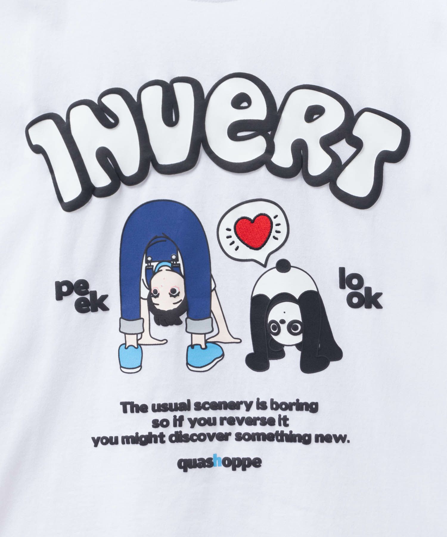 QUASH×hoppe サッカサマいろはTシャツ メンズ ネコポス 対応商品