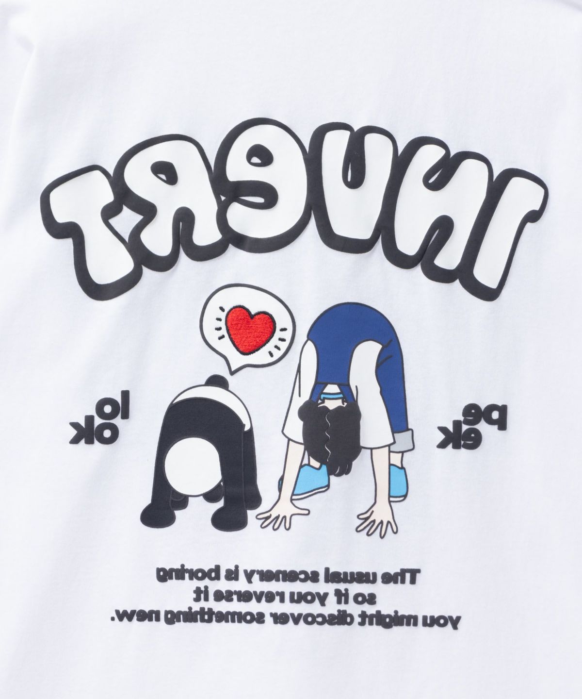 QUASH×hoppe サッカサマいろはTシャツ メンズ ネコポス 対応商品