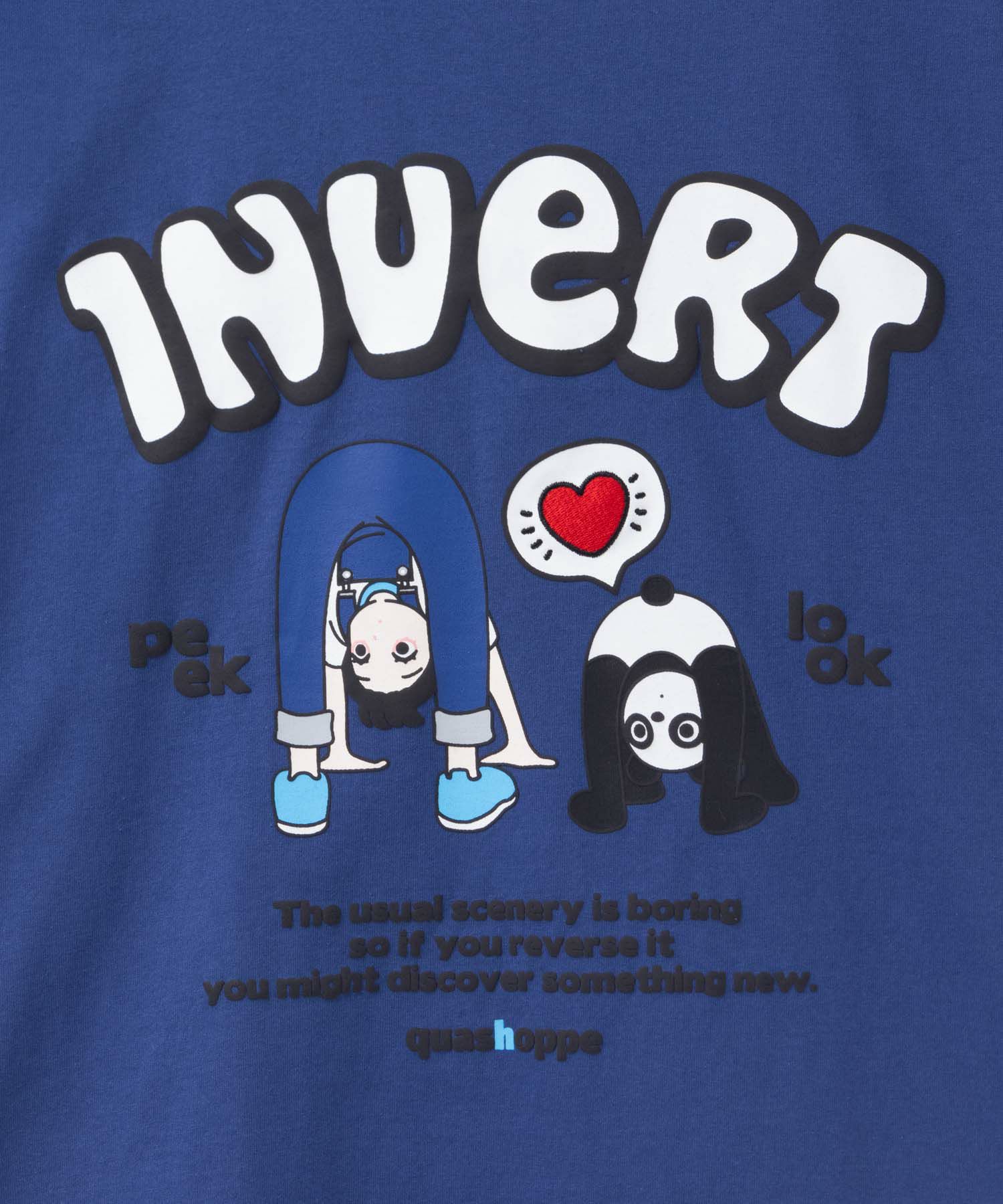 QUASH×hoppe サッカサマいろはTシャツ メンズ ネコポス 対応商品
