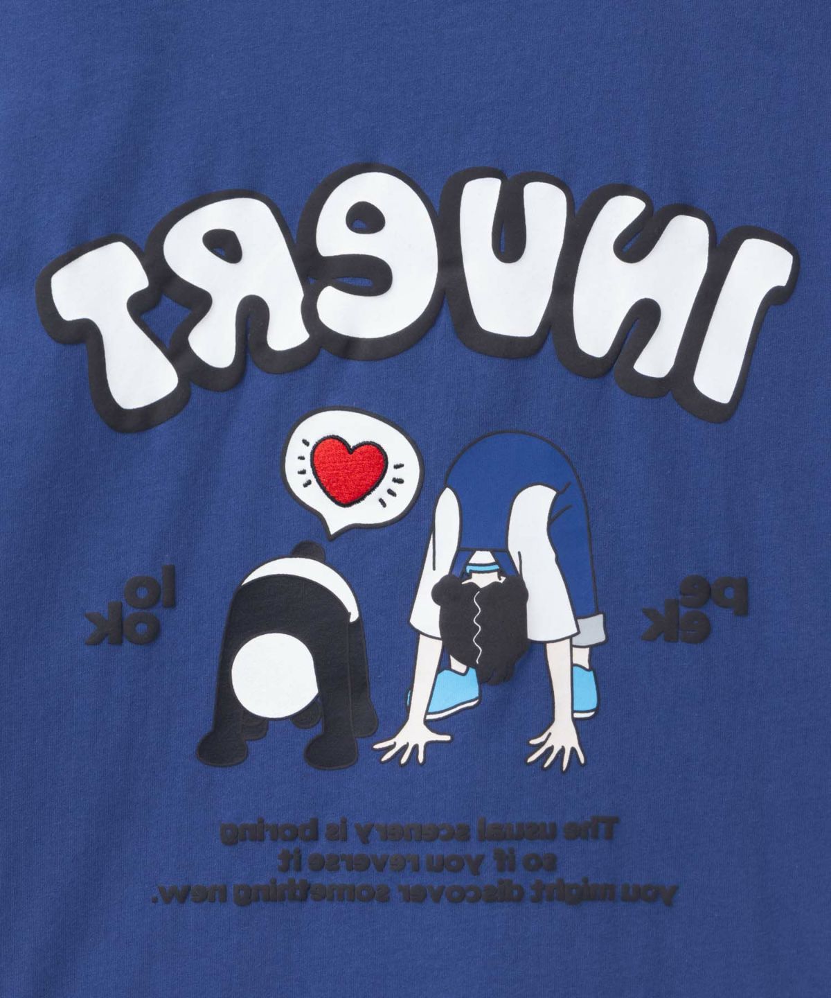 QUASH×hoppe サッカサマいろはTシャツ メンズ ネコポス 対応商品