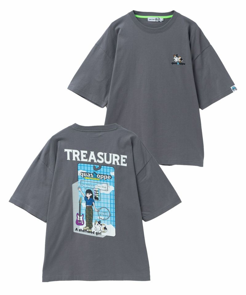 QUASH×hoppe サッカサマいろはTシャツ メンズ メール便 対応商品商品画像-2