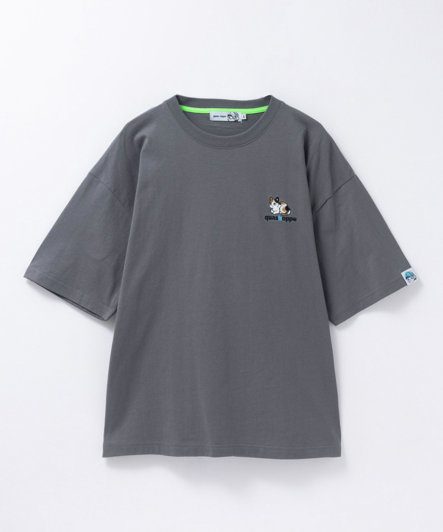 QUASH×hoppe サッカサマいろはTシャツ メンズ ネコポス 対応商品