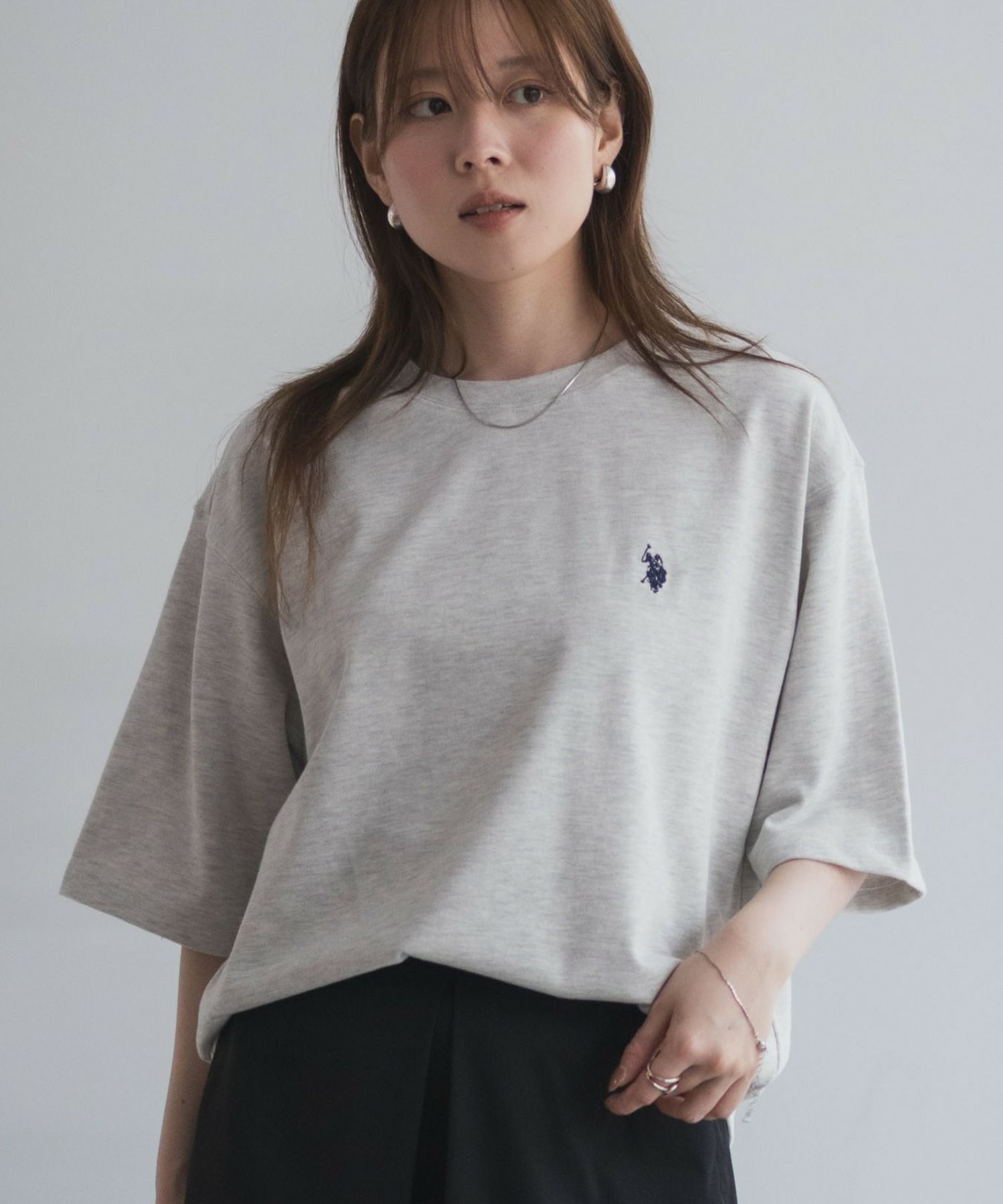 U.S. POLO ASSN. ワンポイントクルーネックTシャツ メンズ ネコポス 対応商品