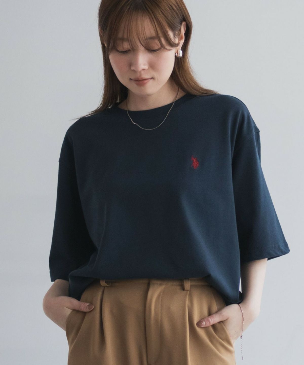 U.S. POLO ASSN. ワンポイントクルーネックTシャツ メンズ ネコポス 対応商品