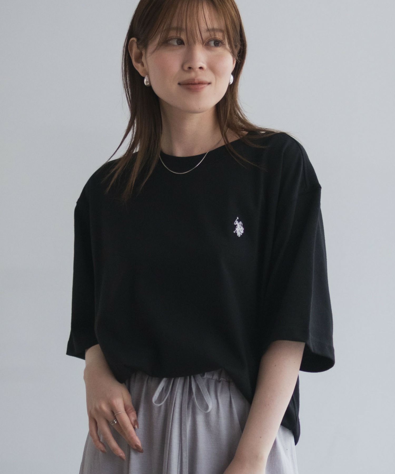 U.S. POLO ASSN.  ワンポイントクルーネックTシャツ メンズ メール便 対応商品商品サムネイル-11