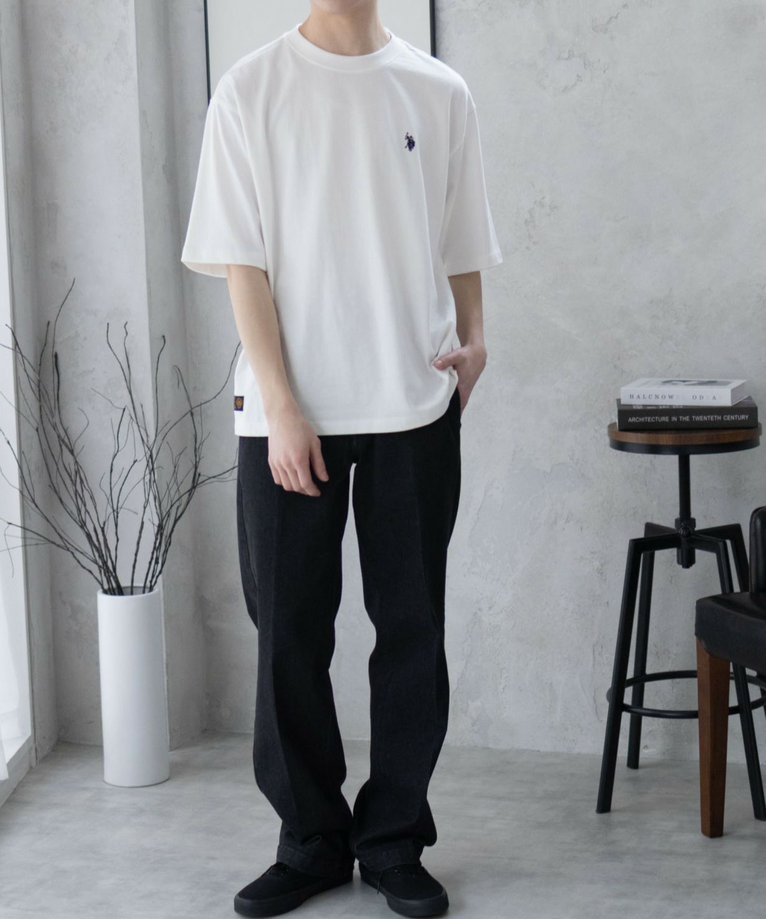 U.S. POLO ASSN. ワンポイントクルーネックTシャツ メンズ ネコポス 対応商品