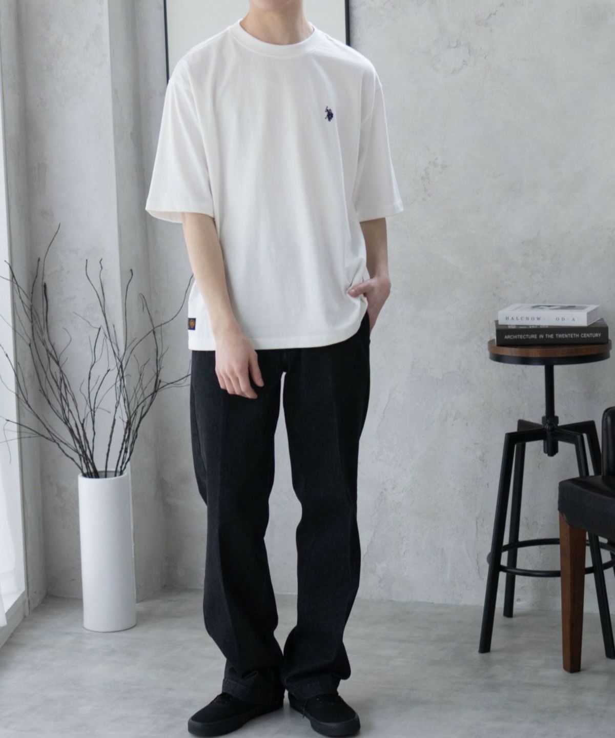 U.S. POLO ASSN. ワンポイントクルーネックTシャツ メンズ ネコポス 対応商品