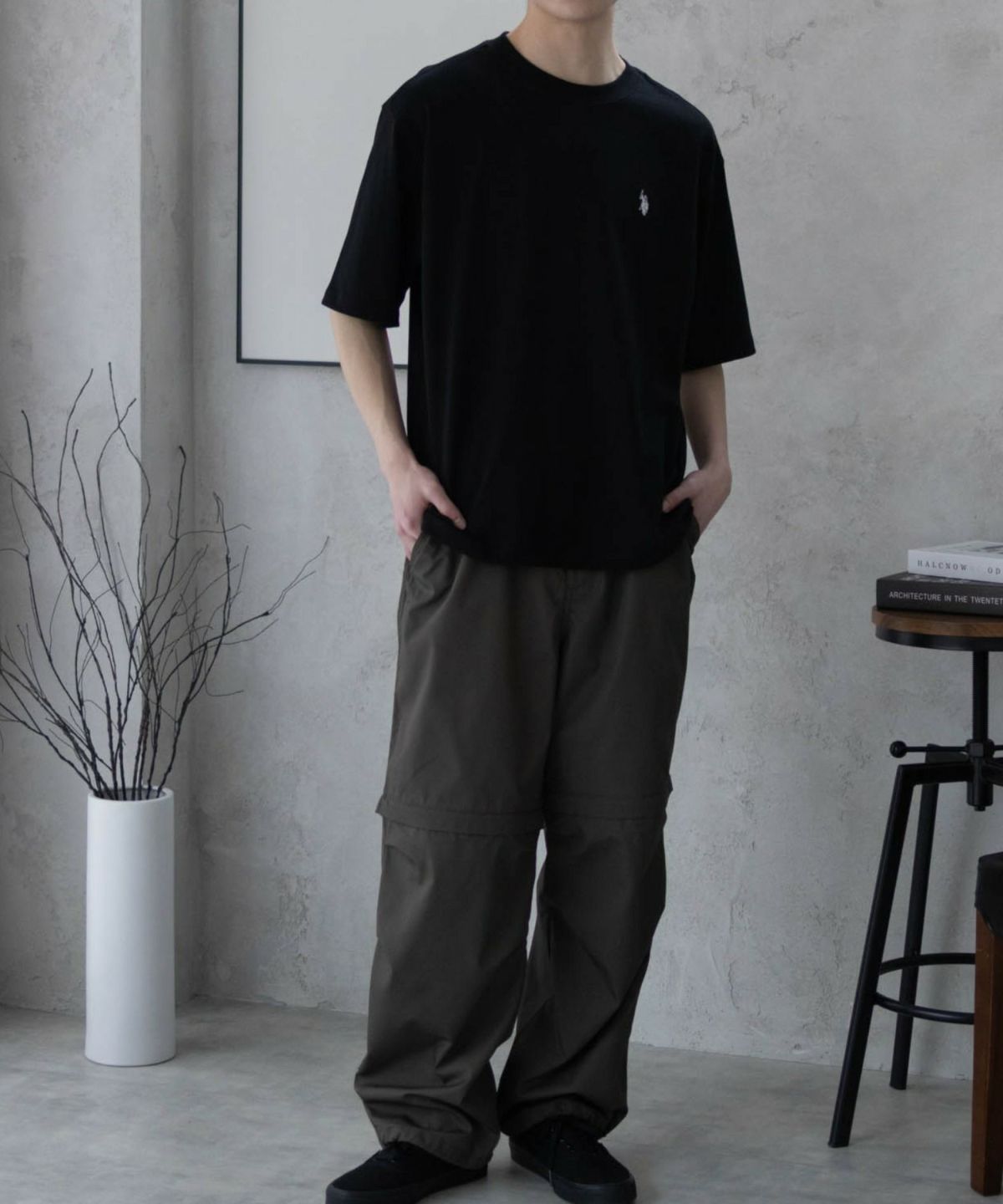 U.S. POLO ASSN. ワンポイントクルーネックTシャツ メンズ ネコポス 対応商品