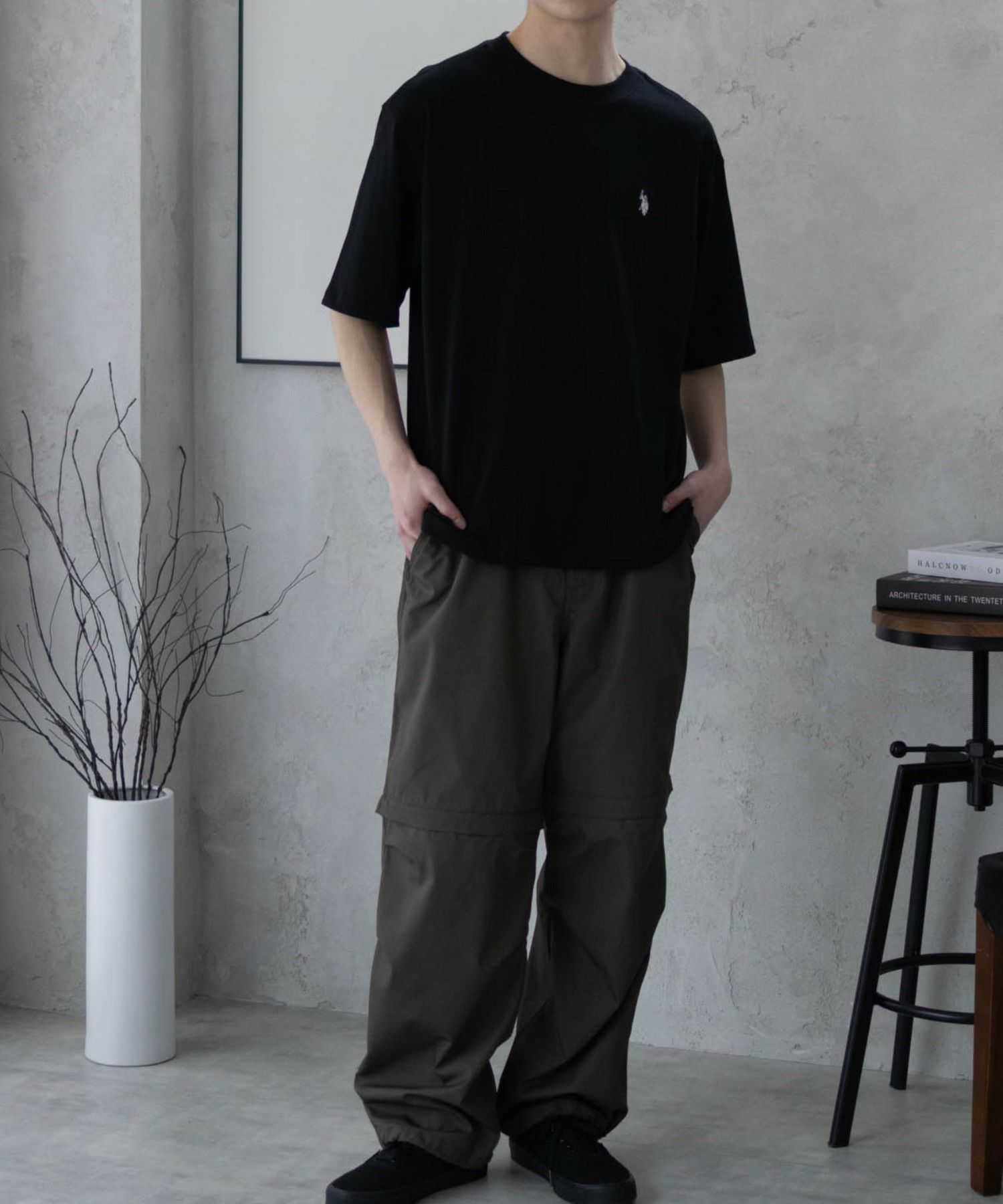 U.S. POLO ASSN. ワンポイントクルーネックTシャツ メンズ ネコポス 対応商品