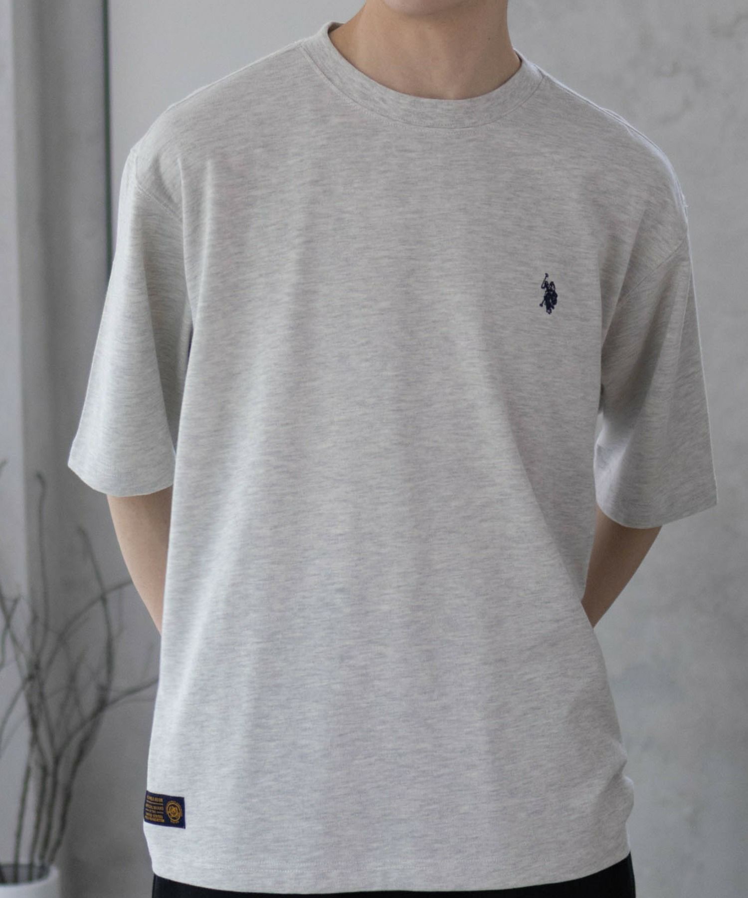 U.S. POLO ASSN. ワンポイントクルーネックTシャツ メンズ ネコポス 対応商品