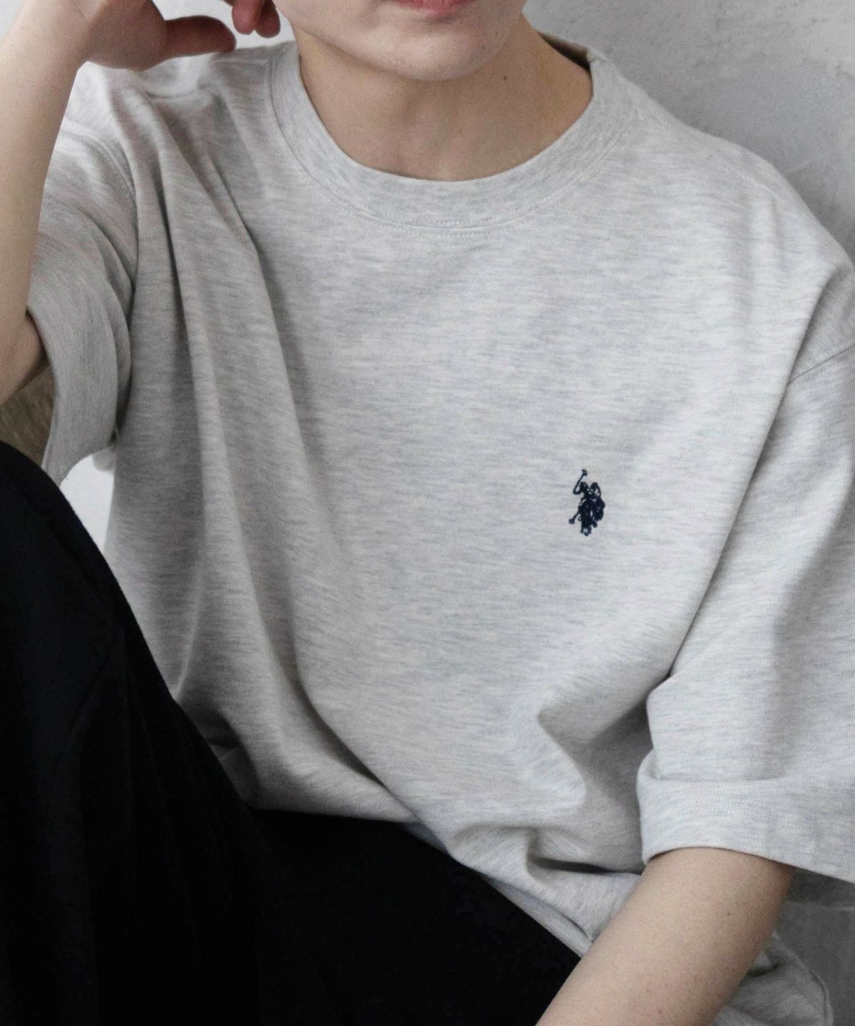 U.S. POLO ASSN. ワンポイントクルーネックTシャツ メンズ ネコポス 対応商品