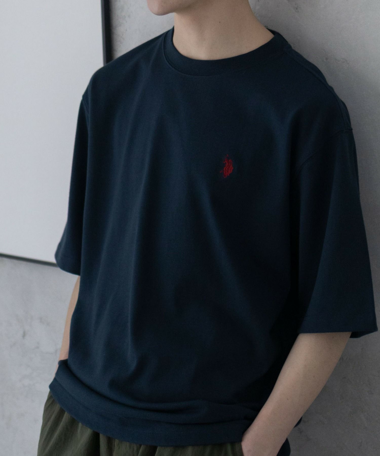 U.S. POLO ASSN. ワンポイントクルーネックTシャツ メンズ ネコポス 対応商品