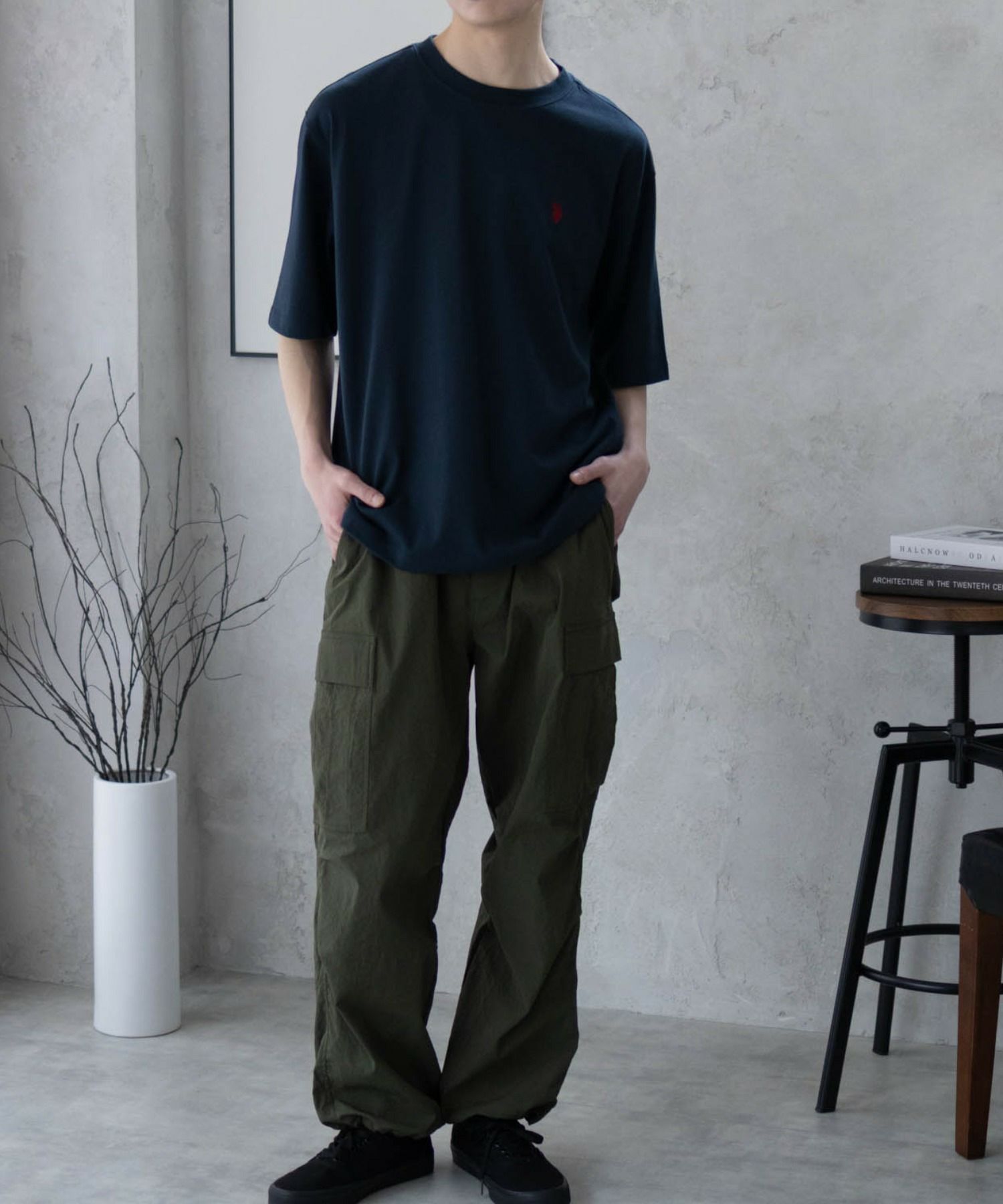 U.S. POLO ASSN. ワンポイントクルーネックTシャツ メンズ ネコポス 対応商品