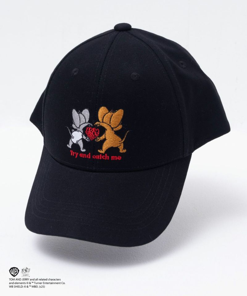 Tom and Jerry 綿ツイルフロント刺繍キャップ メンズ商品画像-1