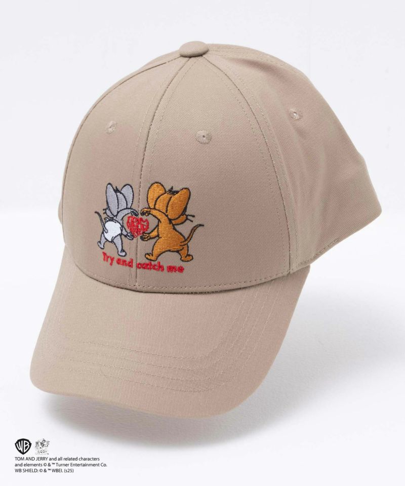 Tom and Jerry 綿ツイルフロント刺繍キャップ メンズ