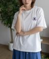 CONVERSE  ワンポイントパッチ刺繍Tシャツ レディース メール便 対応商品商品サムネイル-12
