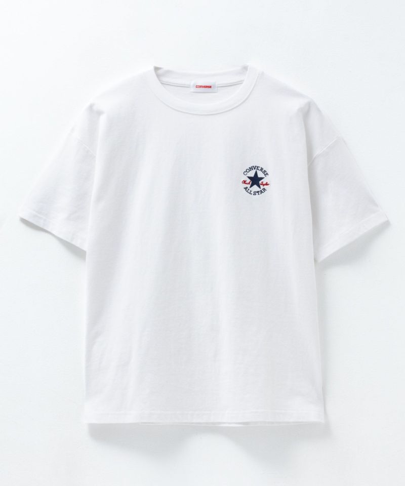 CONVERSE  ワンポイントパッチ刺繍Tシャツ レディース メール便 対応商品商品画像-25