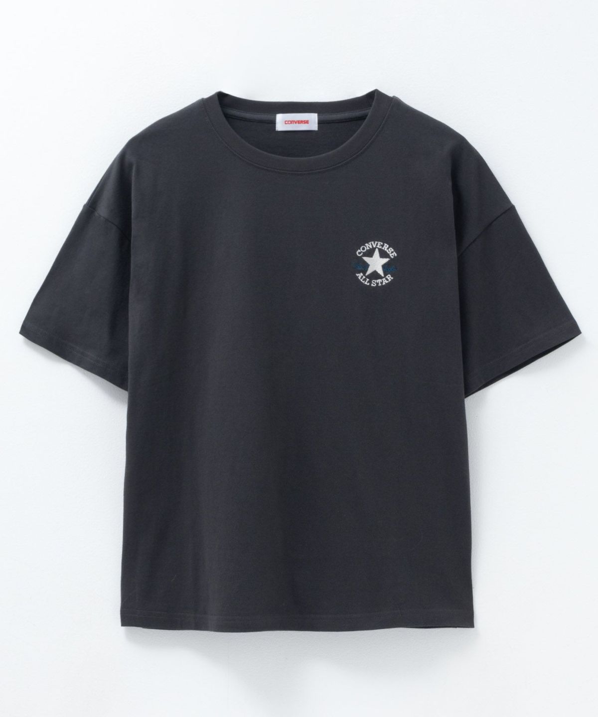 CONVERSE ワンポイントパッチ刺繍Tシャツ レディース ネコポス 対応商品