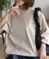 DISCUS  裾タックワンポイントTシャツ レディース メール便 対応商品商品サムネイル-7