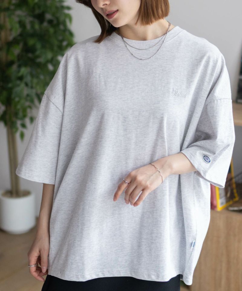 DISCUS 裾タックワンポイントTシャツ レディース メール便 対応商品商品画像-16