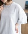 DISCUS  裾タックワンポイントTシャツ レディース メール便 対応商品商品サムネイル-17