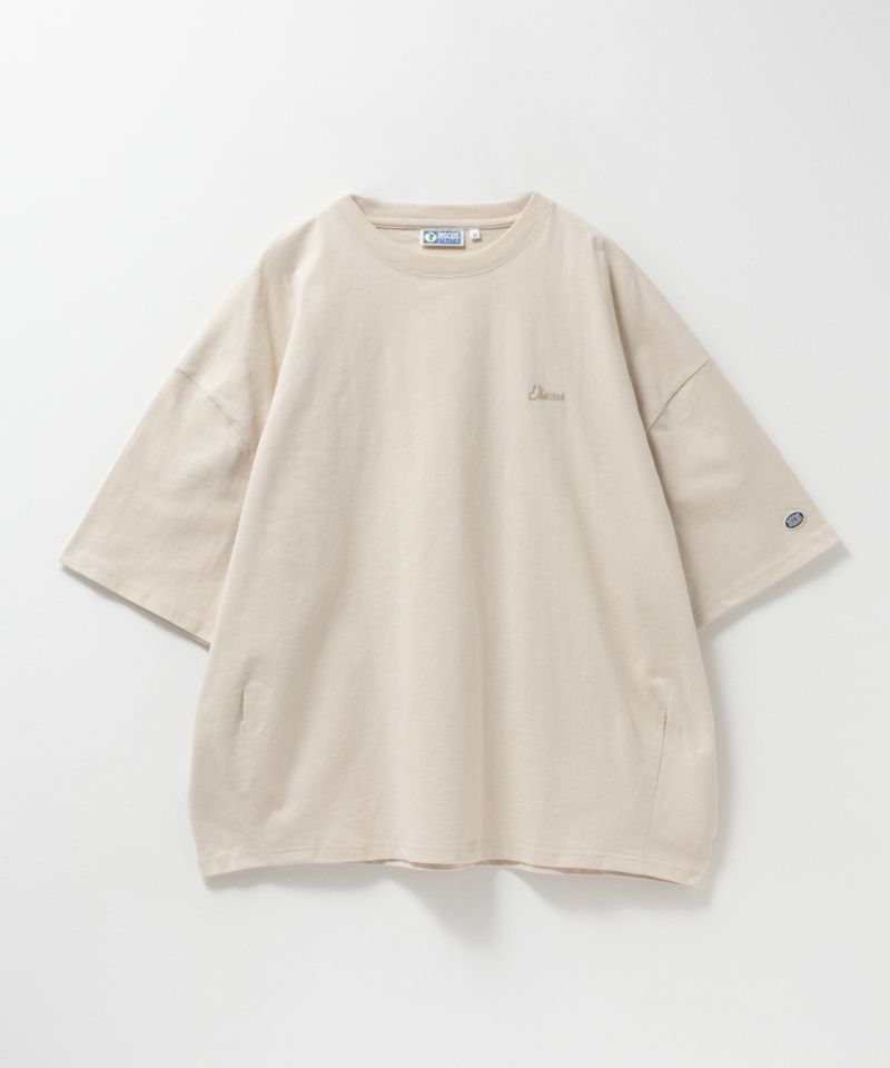 DISCUS  裾タックワンポイントTシャツ レディース メール便 対応商品商品画像-21