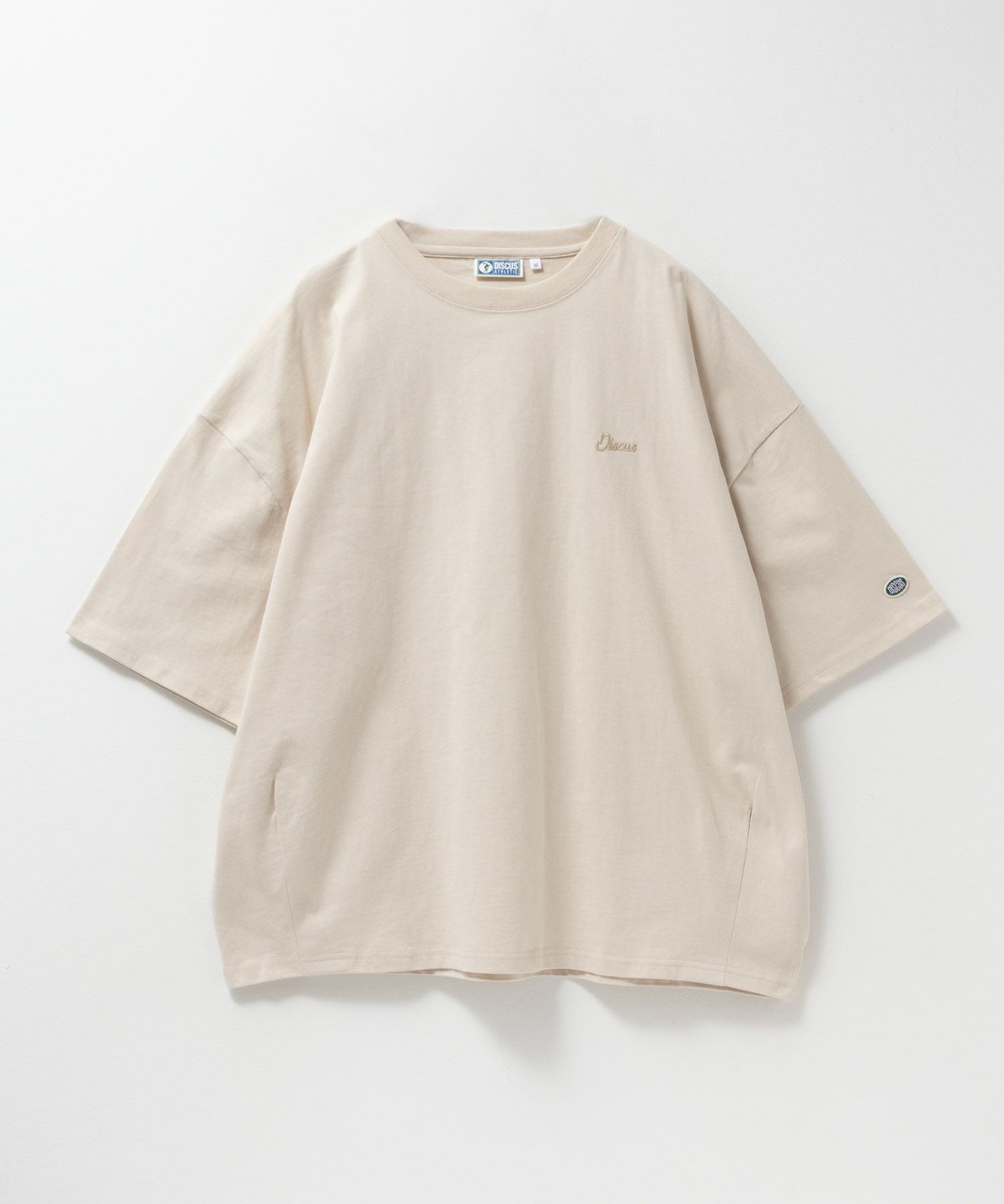 DISCUS  裾タックワンポイントTシャツ レディース メール便 対応商品商品サムネイル-21