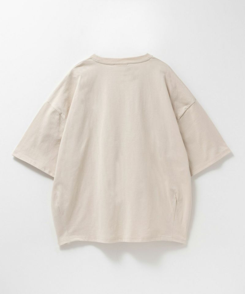 DISCUS  裾タックワンポイントTシャツ レディース メール便 対応商品商品画像-22