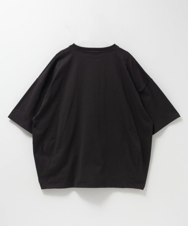 DISCUS  裾タックワンポイントTシャツ レディース メール便 対応商品商品画像-24