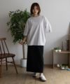 DISCUS  裾タックワンポイントTシャツ レディース メール便 対応商品商品サムネイル-32